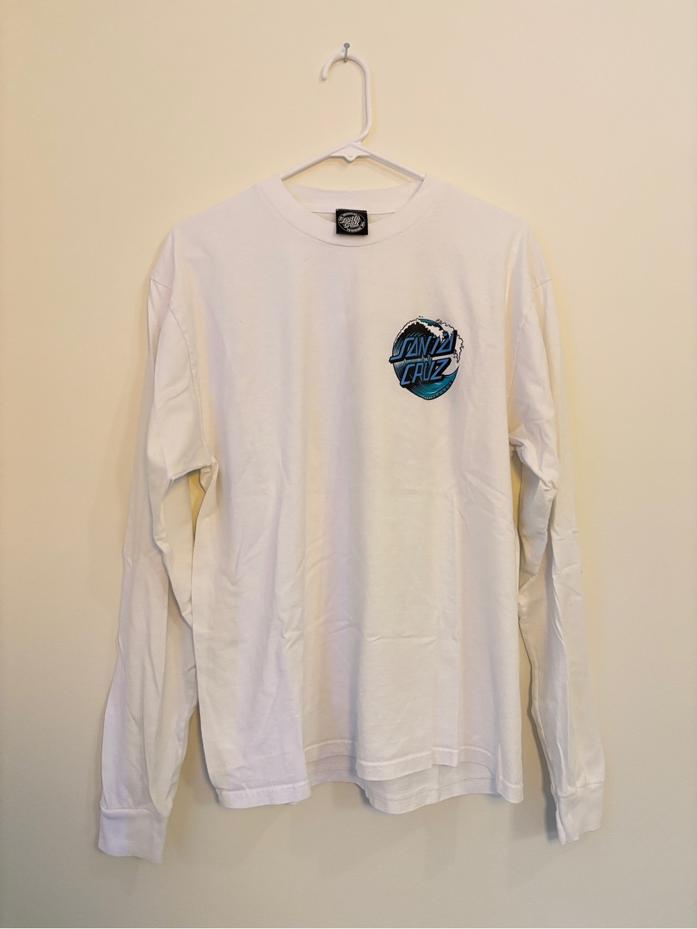 Wave Dot Mens Santa Cruz Longsleeve T-Shirt